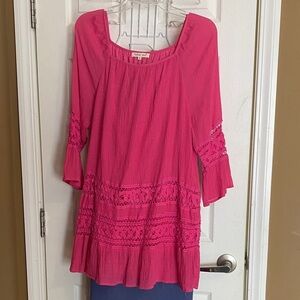 Indigo Soul Pink Lined Tunic